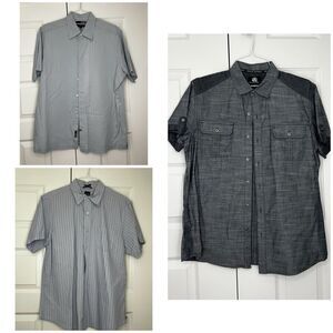 Rock & Republic GAP Murano Mens Button-Up Shirt Size Large Bundle EUC